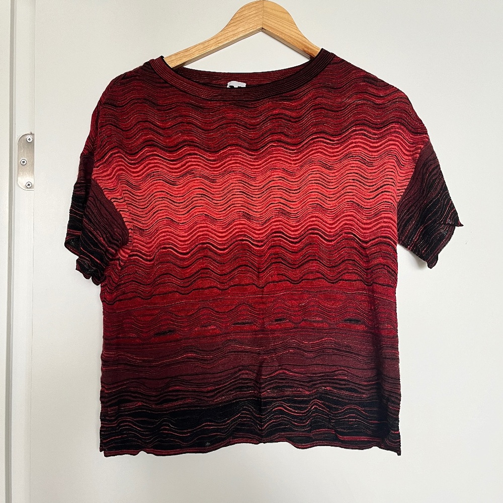Missoni Woven Short-Sleeve Top